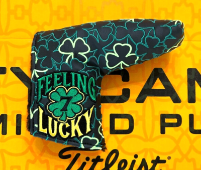 Scotty Cameron Feeling Lucky Clover Putter Headcover Glow In The
