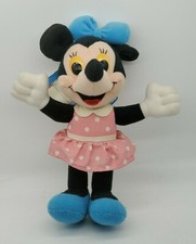 Playskool Vintage Minnie Mouse Plush 9" With Tags Disney Babies 1990's
