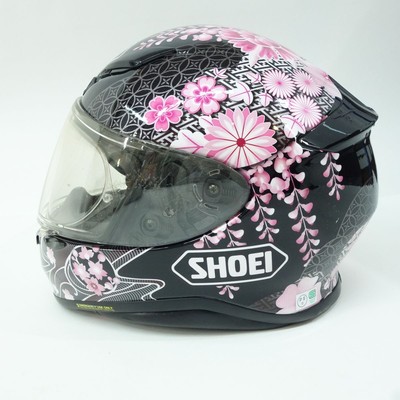 SHOEI Z-7 HARMONIC TC-0 Sakura Print Full-Face Helmet Size M 57cm