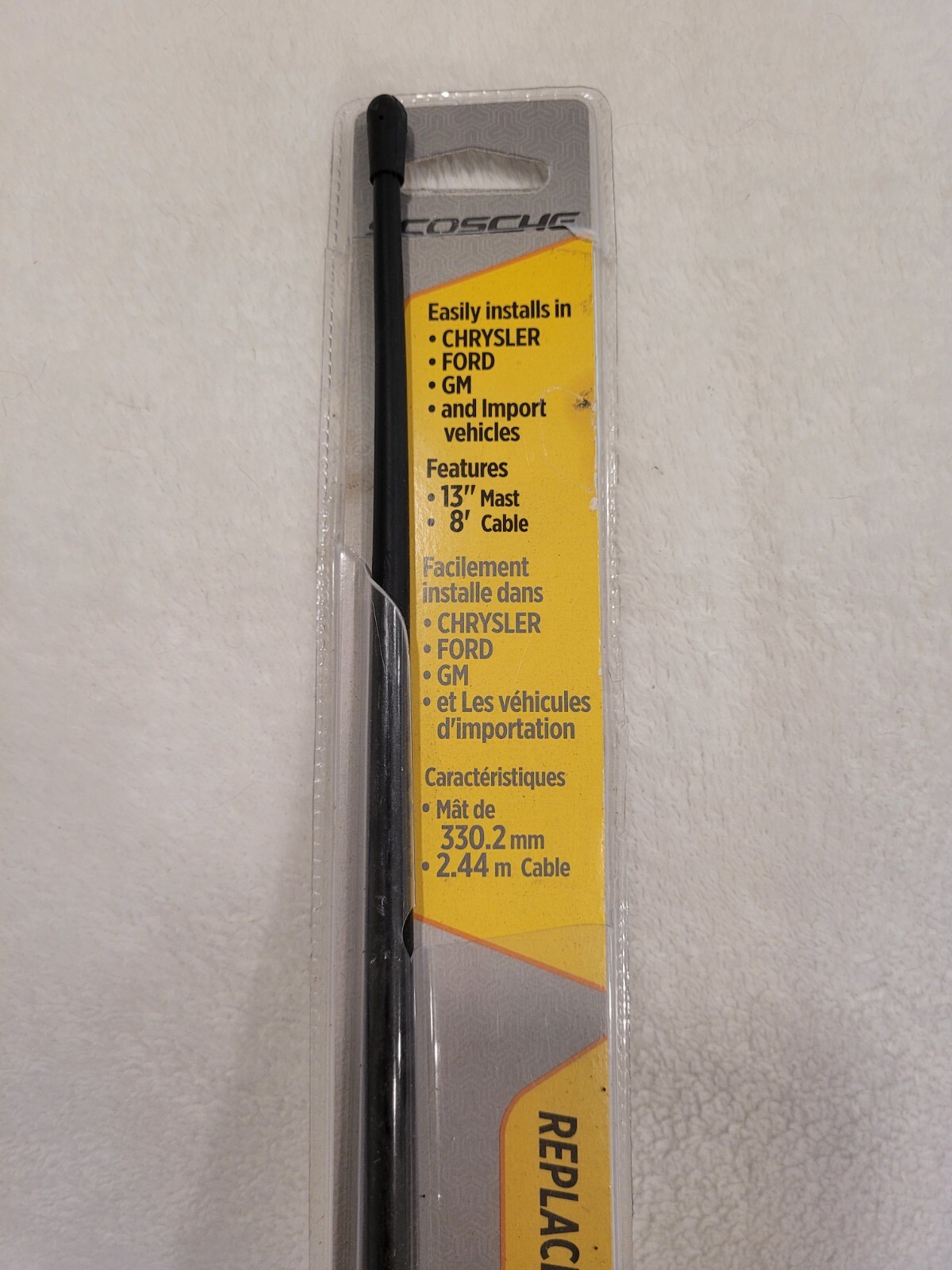 Replacement Car Antenna Scosche For Chrysler, Ford, GM, Imports (New