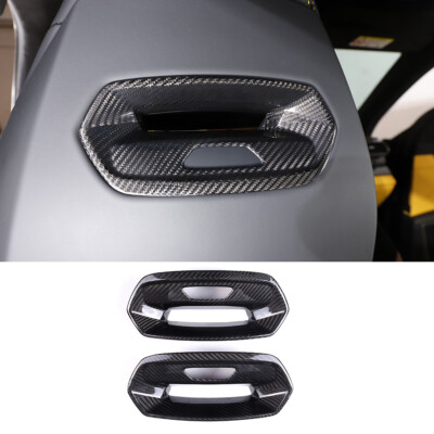 Carbon fiber Seat Headrest Back Hook Cover Trim Für Lamborghini URUS 2018-21