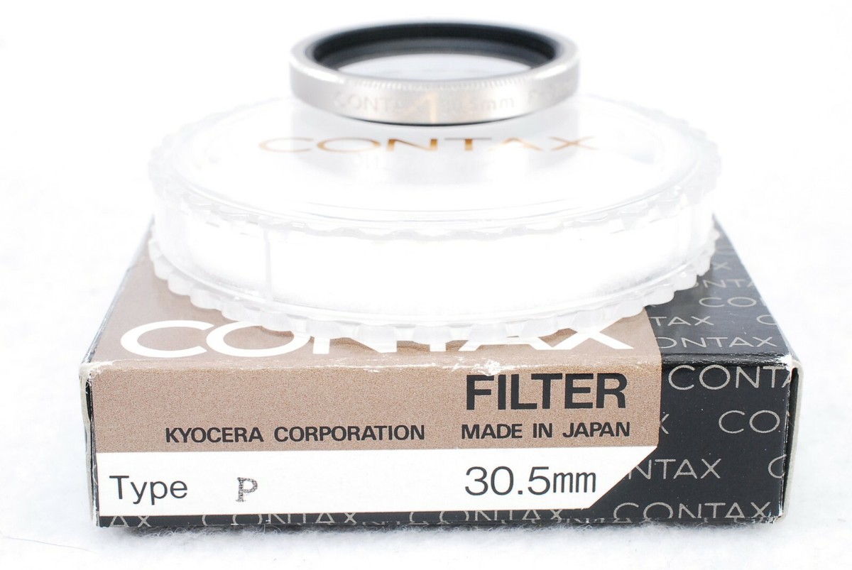 Near Mint] Contax P-Filter 30.5mm for T3 TVS I II in Case Boxed