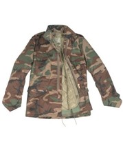 GIACCA MILITARE PARKA M65 BY MIL-TEC WOODLAND CON INTERNO REMOVIBILE