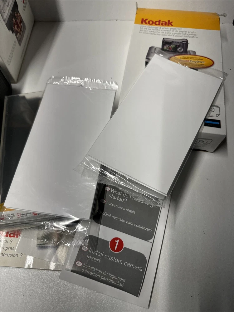 Photo Printer Kodak EasyShare Camera Dock Series 3 Paper Extra Color Kit