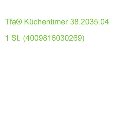 Tfa Küchentimer 38.2035.04 Grün (4009816030269)