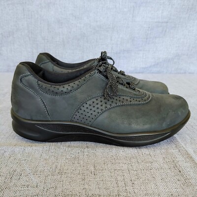 SAS Walk Easy Shoes Women's Sneakers Tripad Comfort Nubuck Indigo Navy Blue 7 M 