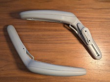 Humanscale Diffrient World chair replacement adjustable Duron arms, gray pair