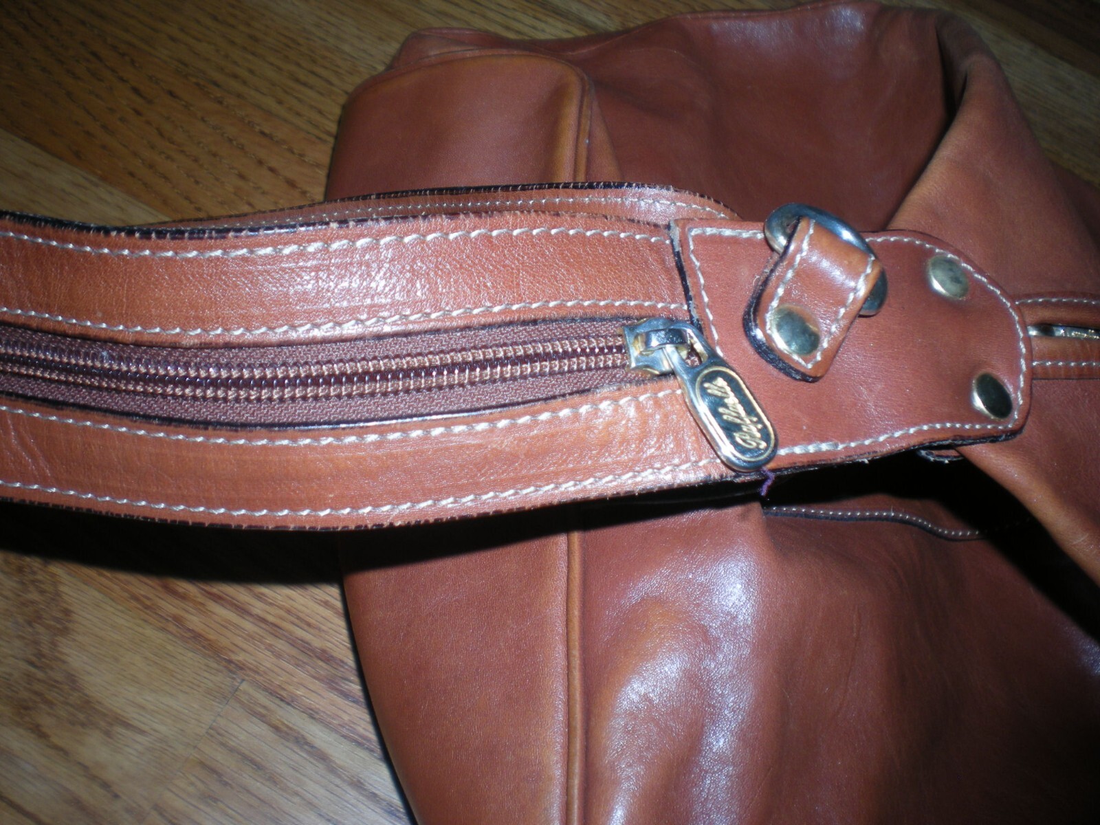 Raffaello Brown Leather Backpack - image 3