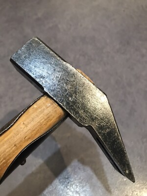 ANCIEN MARTEAU D'ARDOISIER Fer Forge - Outil De Couvreur - Hammer - EUR