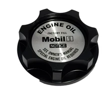 BLACK ENGINE OIL FILLER CAP MOBIL 1 FOR SCION TUNDRA TACOMA CELICA JDM
