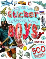 My Giant Sticker Activity Book Boys By Belinda Gallagher