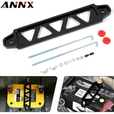 Billet Aluminum Battery Fixed Bracket Retaining Tie Down Holder 10'' J-Hook Bolt