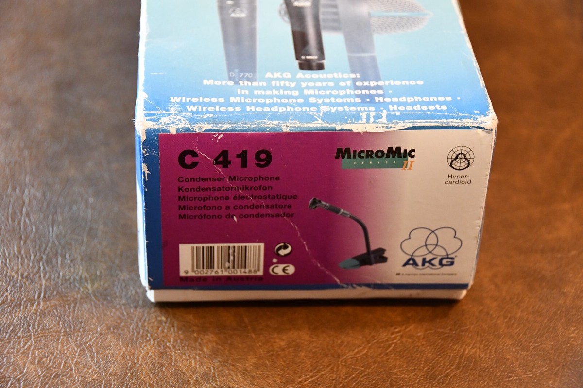 AKG C 419 III PP 楽器用コンデンサーマイク AKG C419 Condenser Microphone | eBay