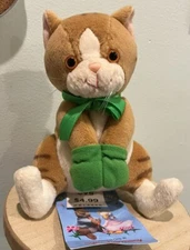 Three Little Kittens  Plush Tan Cat Peter Cottontails Fairy Tale Friends 1998