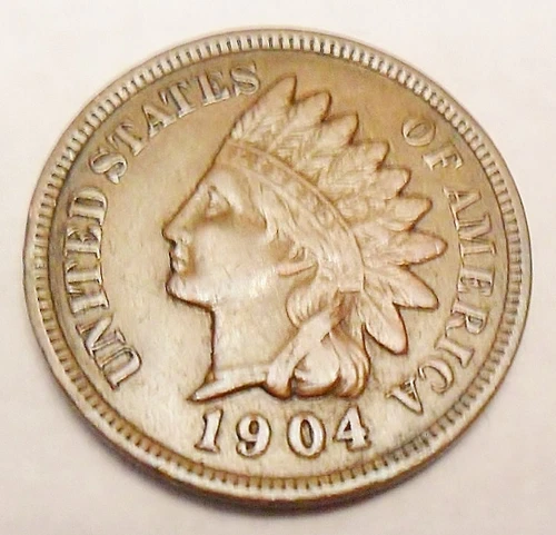 1904 P Indian Head Cent Penny  *XF - EXTREMELY FINE*   **FREE SHIPPING**