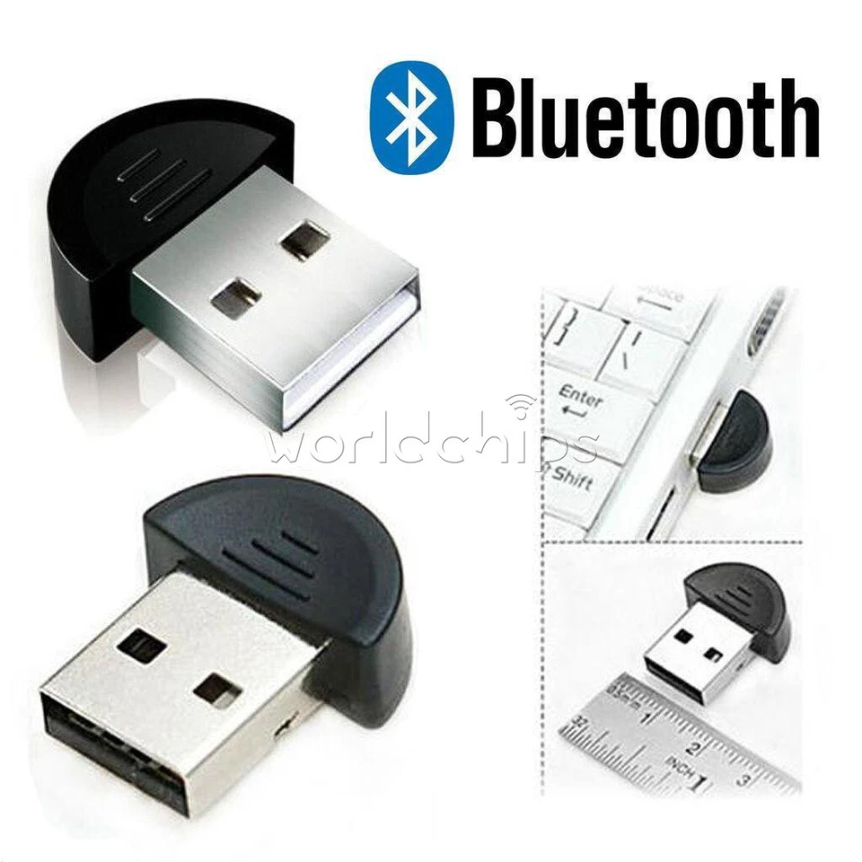 Mini USB Bluetooth Adapter Wireless Dongle For Windows XP, Win 7 Laptop PC Vista - Image 3 of 4