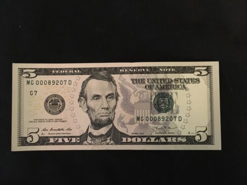 2013 $5 Low Serial # CU - Picture 1 of 2