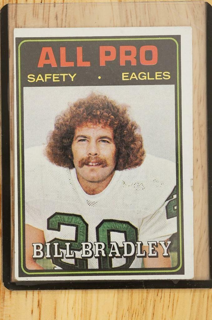 Vintage FOOTBALL Trading Card 1974 Topps #143 ALL PRO Bill Bradley