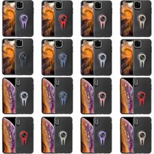 For Apple iPhone 7/8/X/XR/11 Series Shockproof Hybrid Ring Holder Case Cover