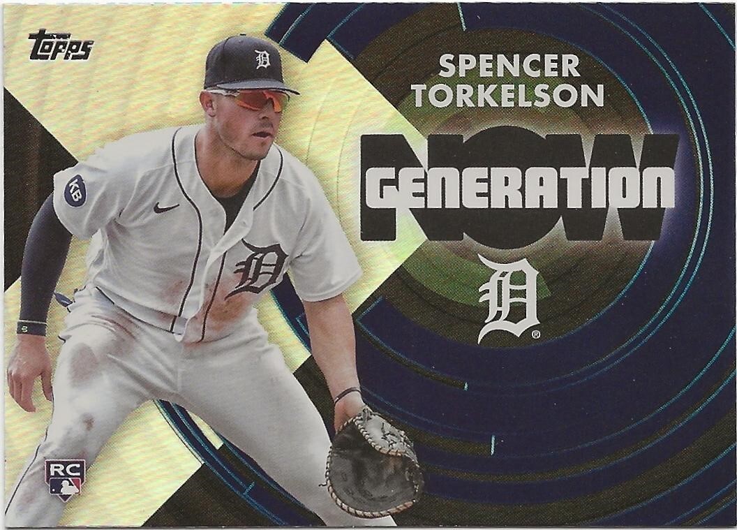 2022 Topps Update SPENCER TORKELSON Generation Now Foil Insert Tigers RC #GN-67