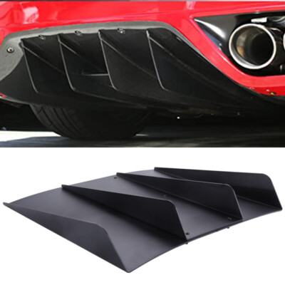 For Subaru WRX STI Car Rear Diffuser Bumper 4 Fins Spoiler Lower - Foto 4