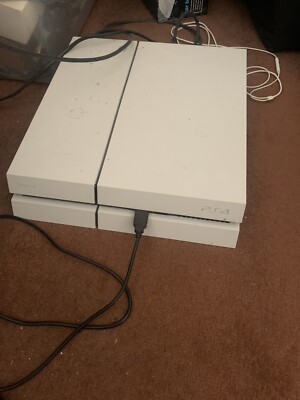 Sony PlayStation Slim 500GB Console Glacier White With Box