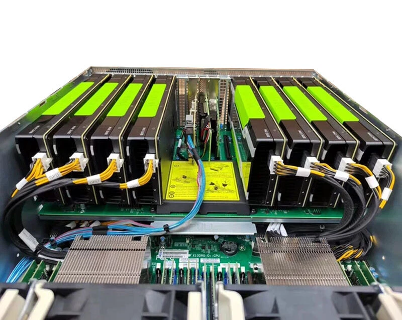 Supermicro 4028GR-TR server 2697 V4*2 +32GB 2400 RAM*8 +480GB SSD +M40 24GB*8 - Image 4 of 4