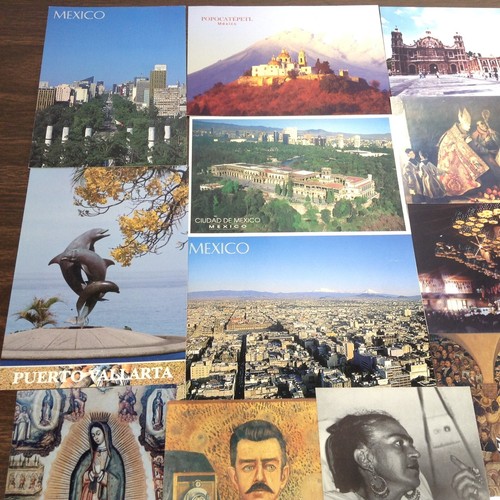 MEXICO - VINTAGE POSTCARD LOT (54pc) + Maps Pamphlets Advertisements Ephemera - Picture 2 of 15