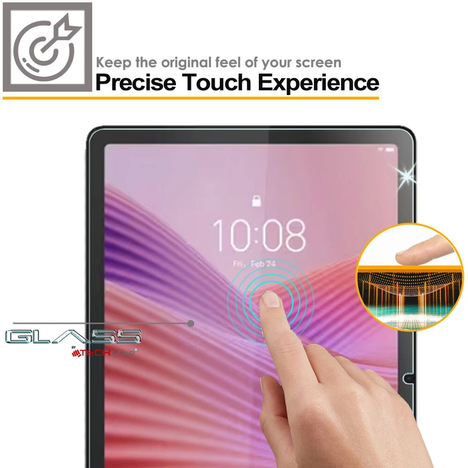 2x TEMPERED GLASS Screen Protector for Lenovo Tab 10.1" TB311 XU-FU 2024/2025 - Image 4 of 4