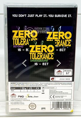 QUByte Classics - Zero Tolerance Collection - Nintendo Switch