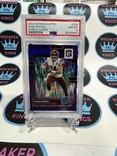 2022 PANINI DONRUSS OPTIC 205 SAM HOWELL PURPLE SHOCK PSA 8