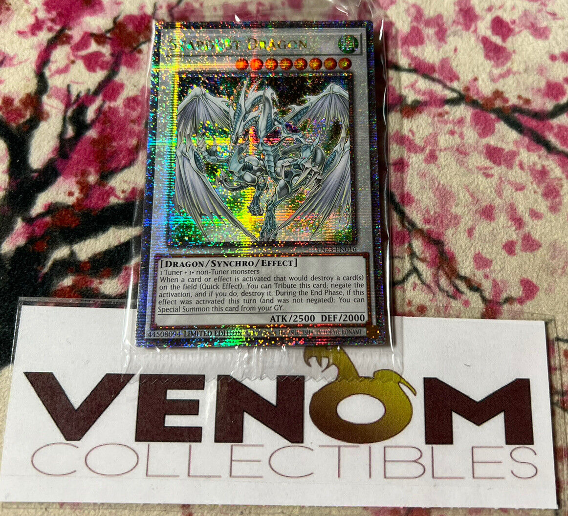 1x (M/NM) *SEALED* Stardust Dragon TN23-EN016 25th 1x (M/NM) *SEALED* Stardust Dragon TN23-EN016 25th
