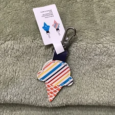 ALDI Gear 3/2024 Quarter Holder Keeper Keychain ice cream cone