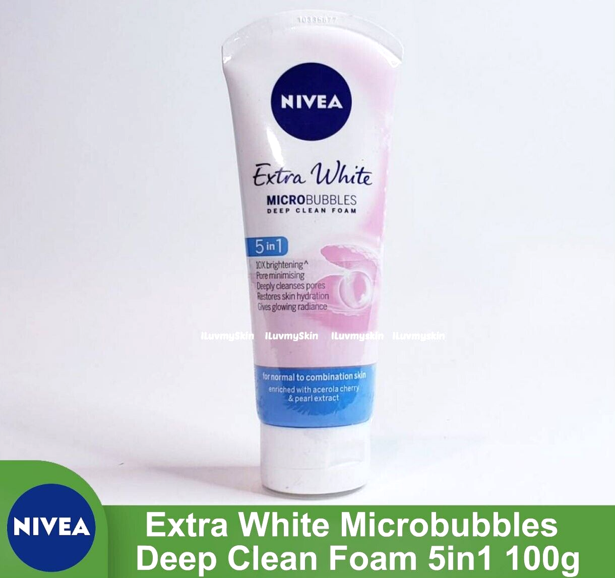 Nivea Extra White Microbubbles Deep Clean Foam 5in1 (100g) | eBay