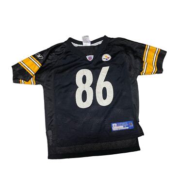 Youth- Vintage Pittsburgh Steelers Hines Ward #86 Black Reebok Size Large
