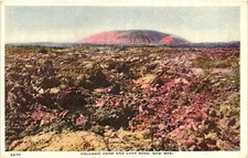 Vintage Postcard- Volcanic Cone and Lava Beds, NM