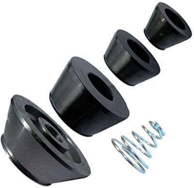28mm Shaft 4-Piece Wheel Balancer Taper Cone Kit – Made In USA, Fits Accuturn & Coats