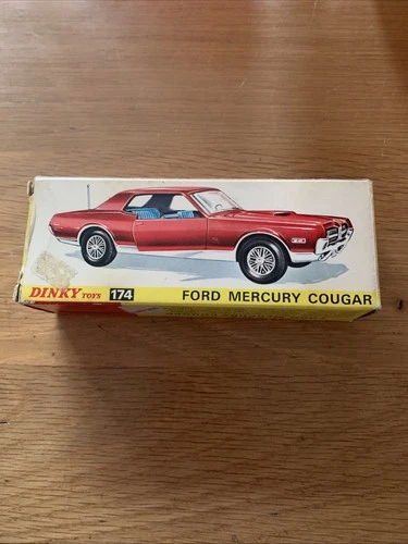 DINKY TOYS 174 Ford Mercury Cougar MIB SW RARE / VINTAGE REF UN19