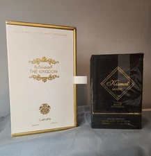 Lattafa THE KINGDOM & KISMET MAGIC-3.4/100ml- LOT OF 2 NEW IN BOX FRAGRANCES!