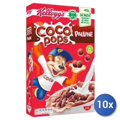 10x Multipack Kellogg'S Coco Pops Cerealien Bällchen Gr.330