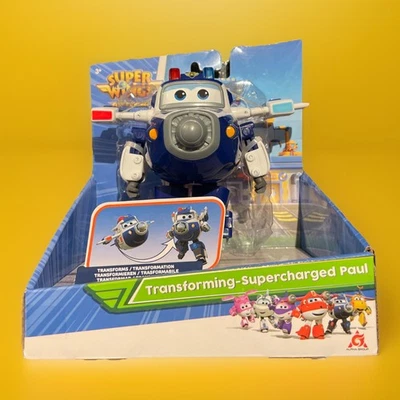 ALPHA GROUP Super Wings Super Charge / Transforming-Superchatged Paul 11 Cm Transformer TV