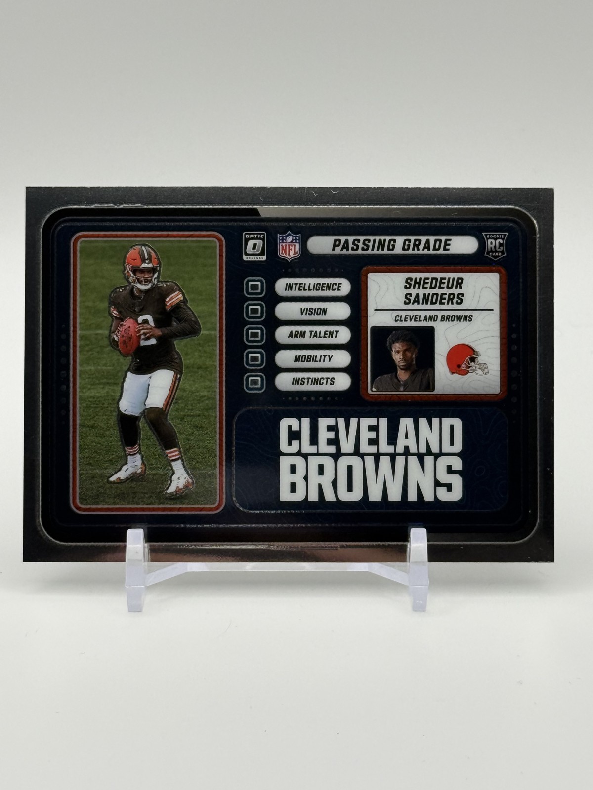 2025 Panini Donruss Optic - Passing Grade Shedeur Sanders #3 (RC)