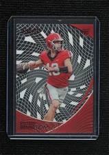 2023 Panini Chronicles Draft Picks Clear Vision Red /149 Stetson Bennett IV 0pm3