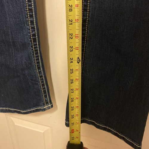 Miss Me Denim Jeans Signature Boot Embellished Pockets Sz 30 - Picture 11 of 15