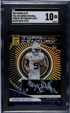 2024 Panini Elite Adonai Mitchell #TCA-AMI Turn of the Century Auto /25 POP 1