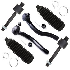 Front Suspension Kit Tie Rod Ends With Boots For Tsx 2004-2008 Accord 2003-2007