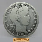 1910-D Barber Silver Quarter - #C58752NQ