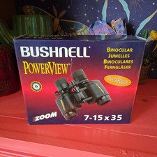 Bushnell Powerview 7-15x35 Zoom Binoculars 13-7016 W Carrying Case Bushnell Powerview 7-15x35 Zoom Binoculars 13-7016 W Carrying Case
