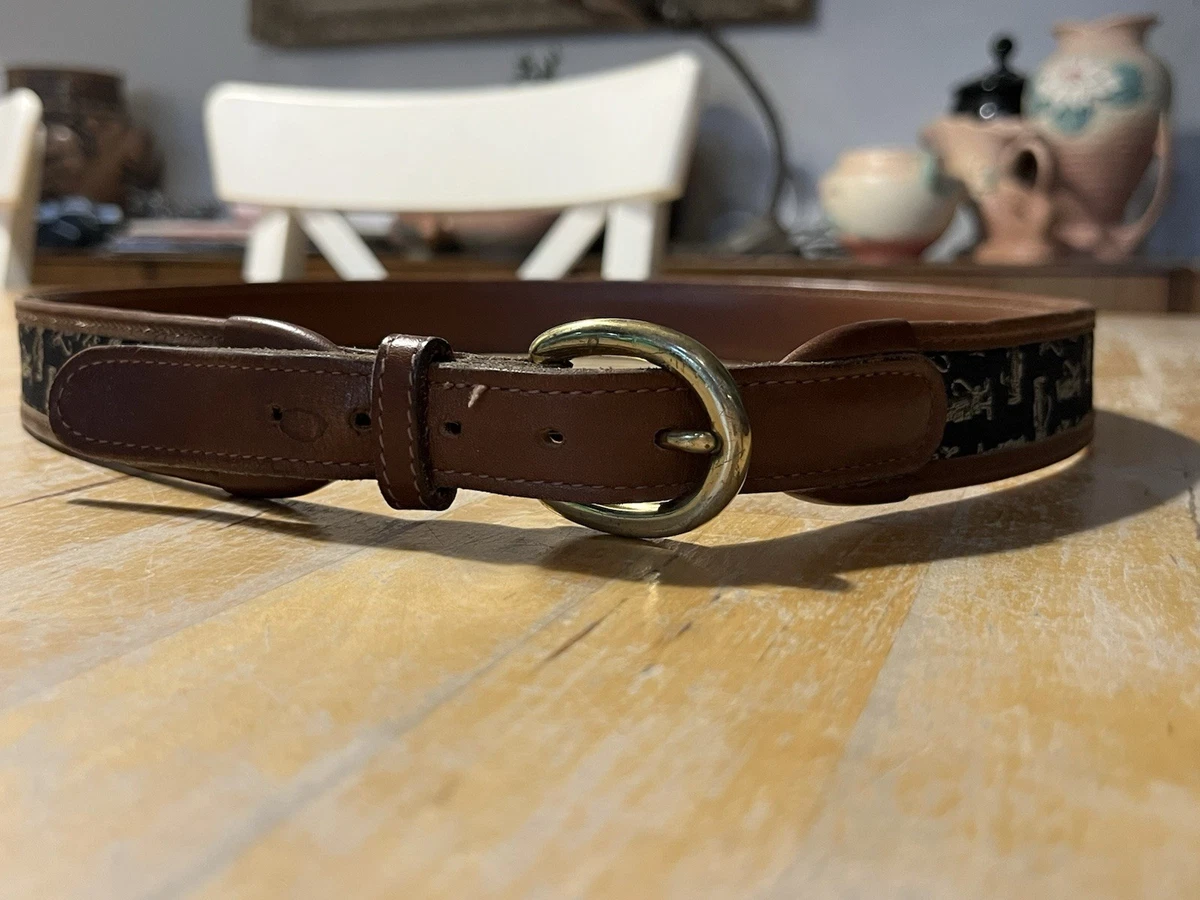 Brooks Brothers Lot of Two B Shaped Buckle Leather Belts, Medium Brooks Brothers Leather Multicolor Belts for Men for sale | eBay main image 4