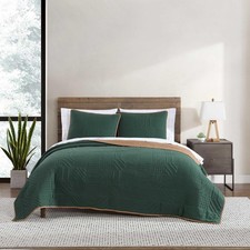 Eddie Bauer - King Quilt Set Super Soft Reversible Bedding Matching Shams